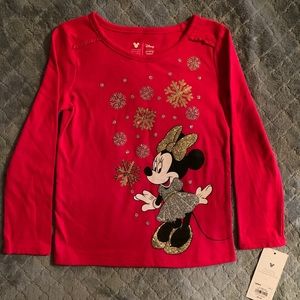 NWT - Disney Minnie Mouse long sleeve shirt - SZ 4